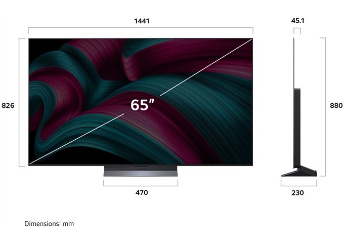 LG OLED65C58LA.AEU OLED-TV UHD Multituner Smart PVR a