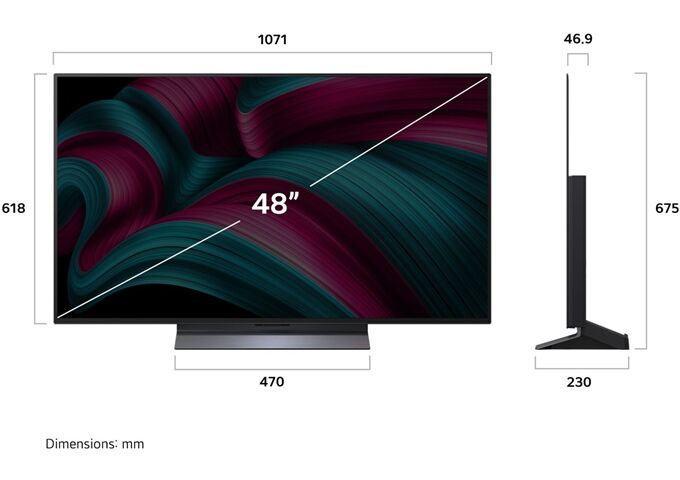 LG OLED48C58LA.AEU OLED-TV UHD Multituner Smart PVR a