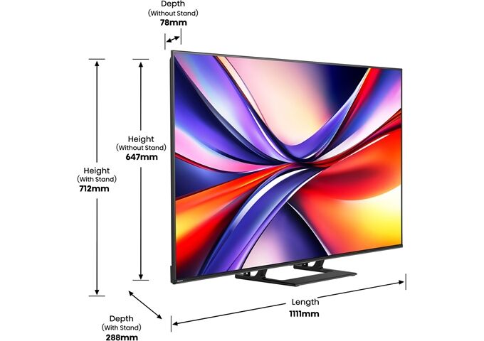 Hisense 50A7Q sw QLED-TV UHD Multituner BT Smart Dolby Vis