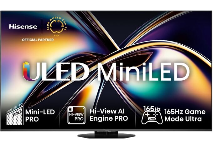 Hisense 75U8Q sw LED-TV Mini LED ULED UHD Multituner BT Sm