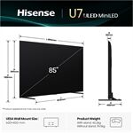 Hisense 85U7Q sw LED-TV Mini LED UHD Multituner BT Smart D