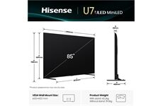 Hisense 85U7Q sw LED-TV Mini LED UHD Multituner BT Smart D