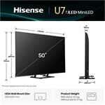 Hisense 50U7Q sw LED-TV Mini LED UHD Multituner BT Smart D