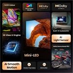 Hisense 50U7Q sw LED-TV Mini LED UHD Multituner BT Smart D
