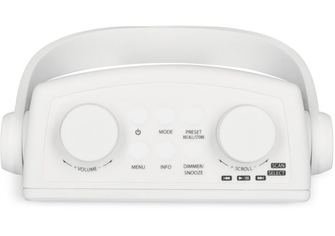 TechniSat DigitRadio 30 V2 ws DAB+/UKW Duschradio Bluetooth-