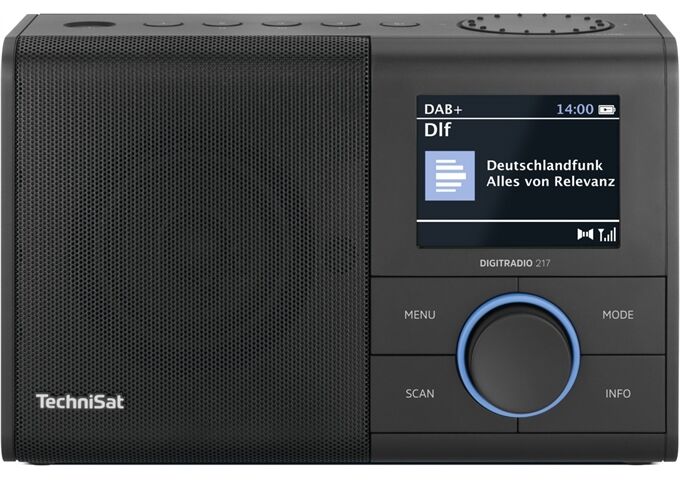 TechniSat DigitRadio 217 sw DAB+/UKW Bluetooth TFT-Farbdispl