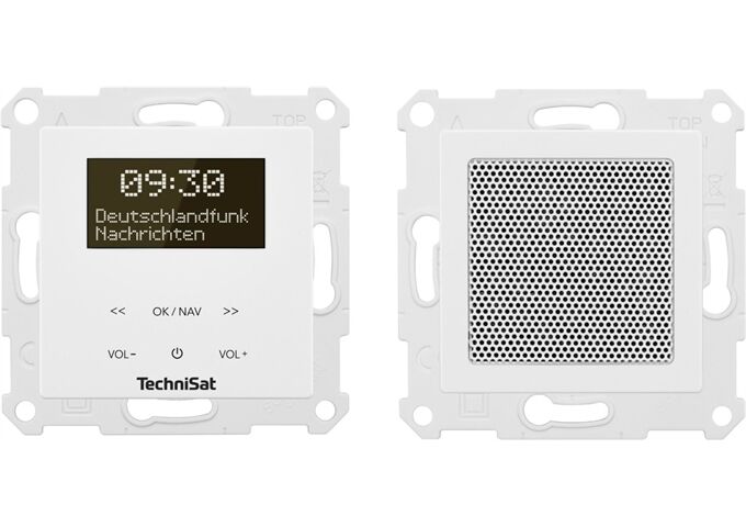TechniSat DigitRadio UP 55 ws DAB+/UKW Unterputzradio Blueto
