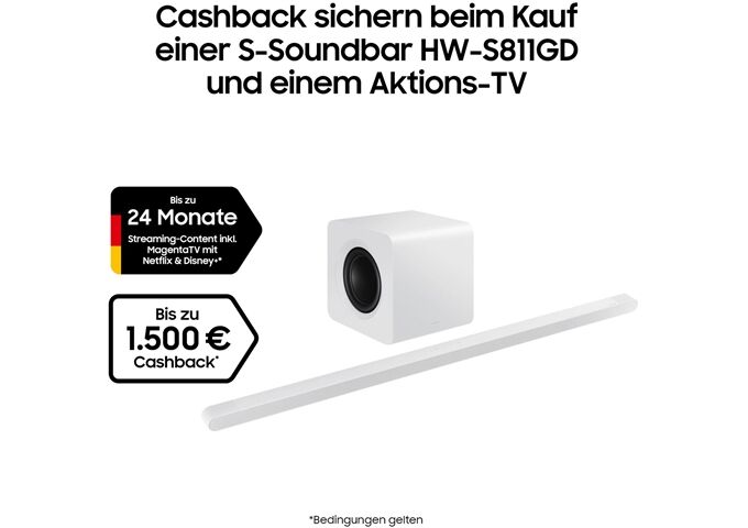 Samsung HW-S811 GD weiss Soundbar 3.1.2 Kanal 330W