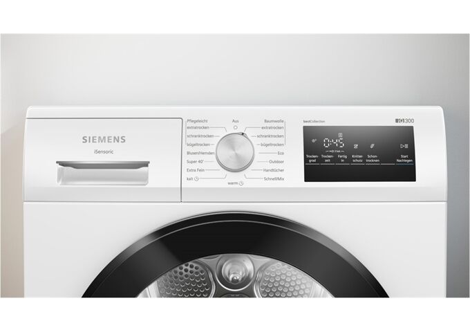 Siemens WT45HVG4 Wärmepumpentrockner D 8kg autoDry easyCle