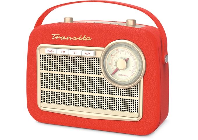 TechniSat Transita 130 rt DAB+/UKW-Digitalradio Retro-Look A