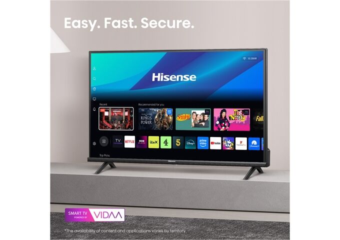 Hisense 32A4Q sw LED-TV HDready Multituner Smart USB HDMI