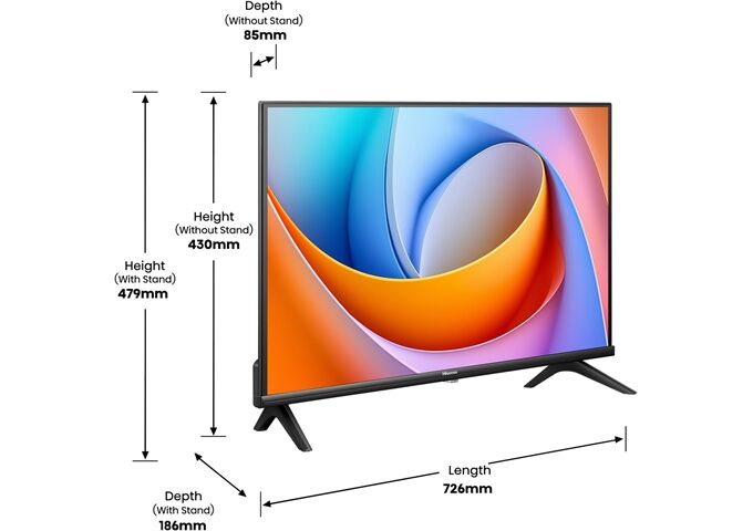 Hisense 32A4Q sw LED-TV HDready Multituner Smart USB HDMI