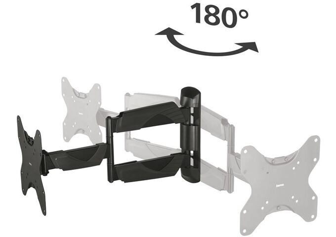HAMA 220827 TV-Wandhalterung sw 122cm (48 )auszieh-/nei