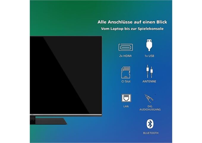 JVC LT-40VQF555D sw LED-TV QLED FHD Multituner Smart V