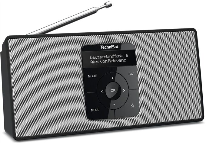 TechniSat DigitRadio 2 S sw/ws DAB+/UKW-Radio mit Bluetooth