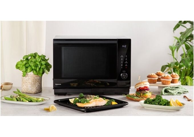 Panasonic NN-DS59NMETG sw/ed Mikrowelle 1000W 27l Grill Damp