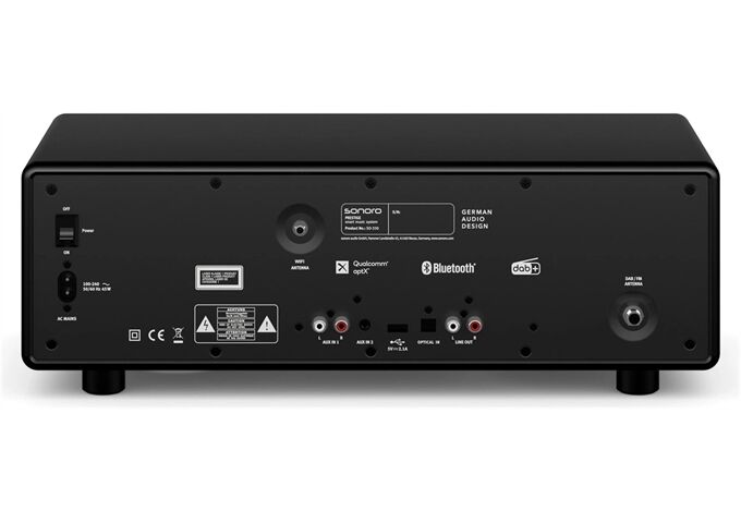 Sonoro Prestige sw(matt) 2-Wege All-In-One Musiksystem Su