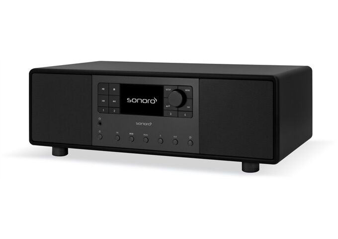 Sonoro Primus sw(matt)-sw 2-Wege All-In-One-Musiksystem S