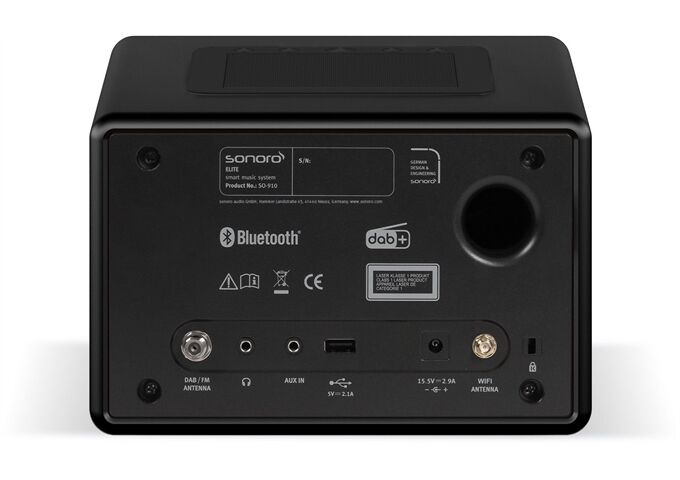 Sonoro Elite sw(matt) Musiksystem DAB+,BT,CD,WIFI,Interne