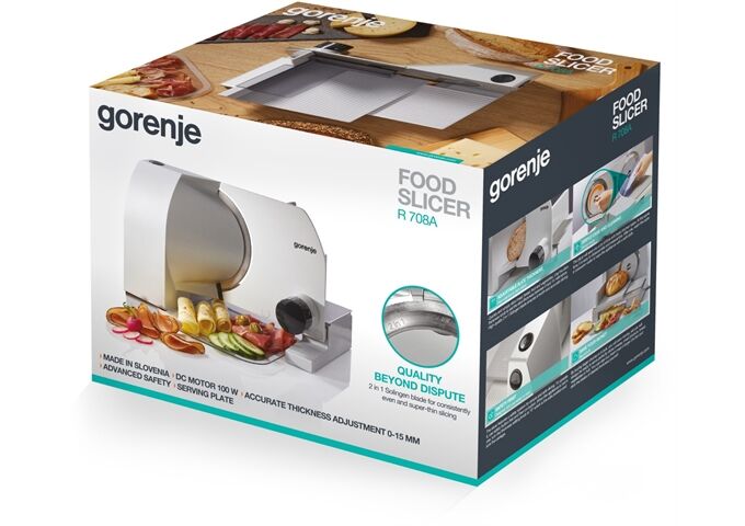 Gorenje R708A Allesschneider si 100W Alu 2in1 Solingen-Mes