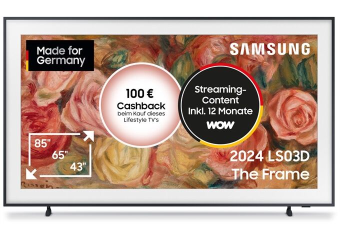 Samsung GQ50LS03DAUXZG Lifestyle LED-TV 4K UHD The Frame