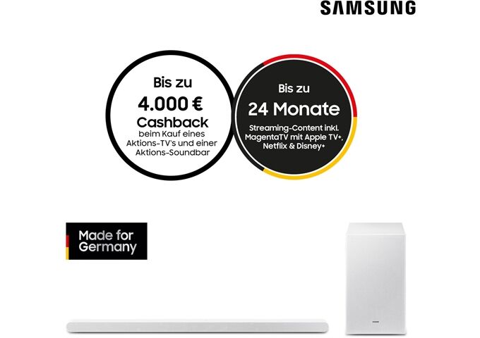Samsung HW-S711 GD weiss Soundbar 3.1 Kanal 250W