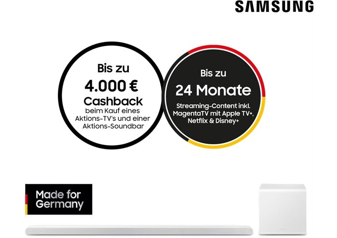 Samsung HW-S811 GD weiss Soundbar 3.1.2 Kanal 330W