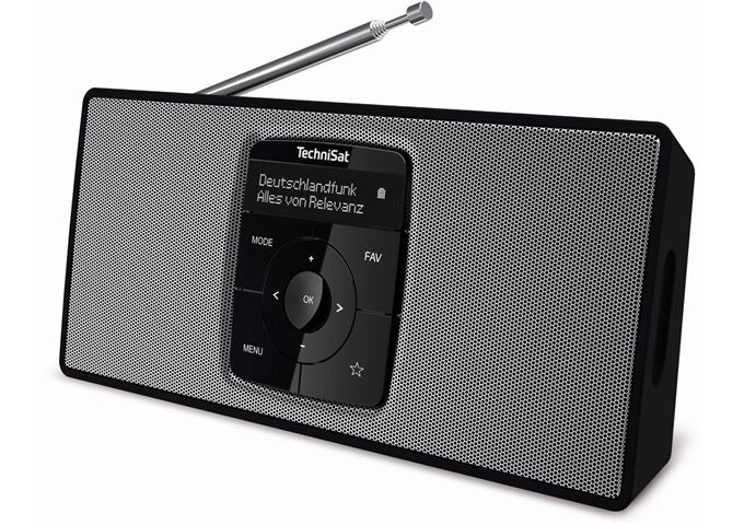 TechniSat DigitRadio 2 S sw/si DAB+/UKW-Radio mit Bluetooth