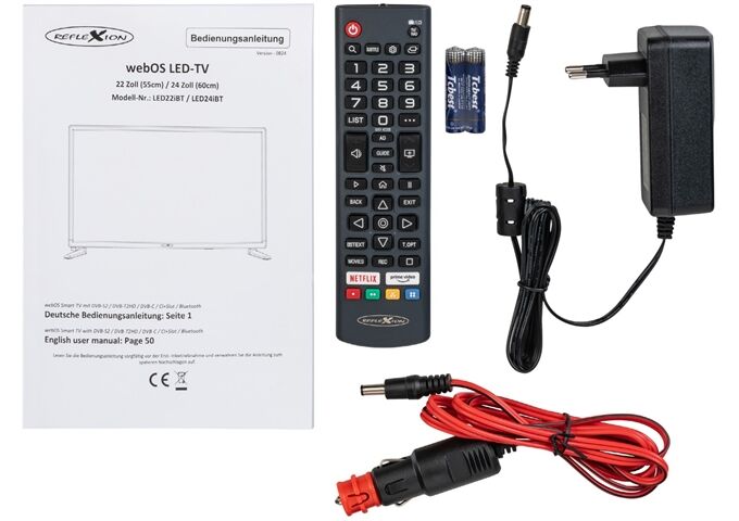 Reflexion LED24iBT Smart LED-TV 24 DVB-S2/C/T2 Full-HD CI+