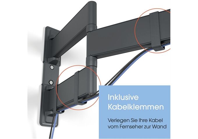 Vogels TVM3845 sw Full Motion Wandhalt. large XL 55 -100