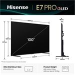 Hisense 100E7QPro sw QLED-TV UHD Multituner Smart Dolby Vi