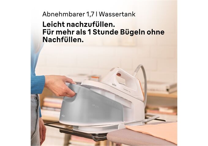 Braun IS 1511 WH ws/gr CareStyle 1 Pro Dampfbügelstation