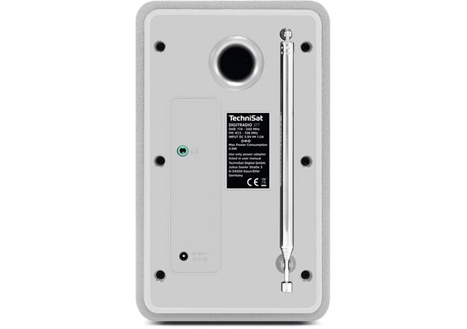 TechniSat DigitRadio 317 ws DAB+/UKW Bluetooth TFT-Farbdispl