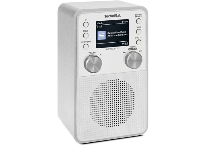 TechniSat DigitRadio 317 ws DAB+/UKW Bluetooth TFT-Farbdispl
