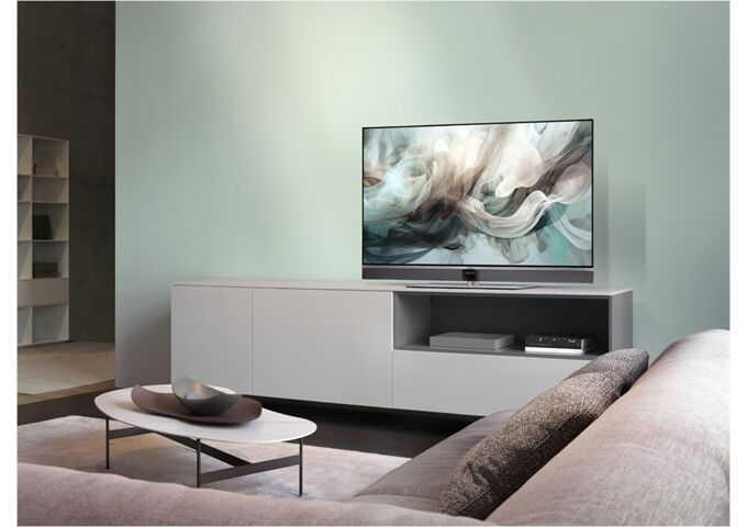 Metz Aurus 55FA64 silverline si OLED Twin LED-TV UHD 4K