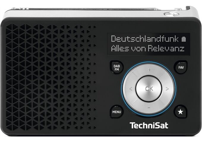 TechniSat DigitRadio 1 A ASA sw/si DAB+/UKW-Radio wechselbar