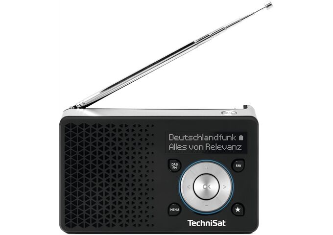 TechniSat DigitRadio 1 A ASA sw/si DAB+/UKW-Radio wechselbar