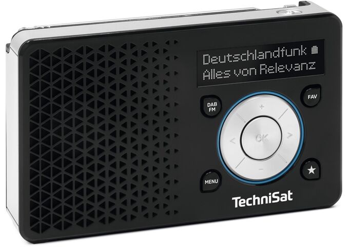 TechniSat DigitRadio 1 A ASA sw/si DAB+/UKW-Radio wechselbar