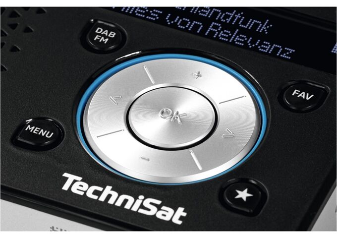 TechniSat DigitRadio 1 A ASA sw/si DAB+/UKW-Radio wechselbar