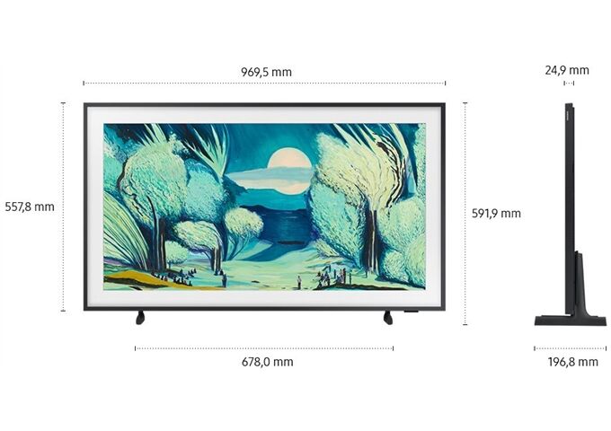 Samsung GQ43LS03FAUXZG QLED-TV 4K UHD Multituner HDR SMART