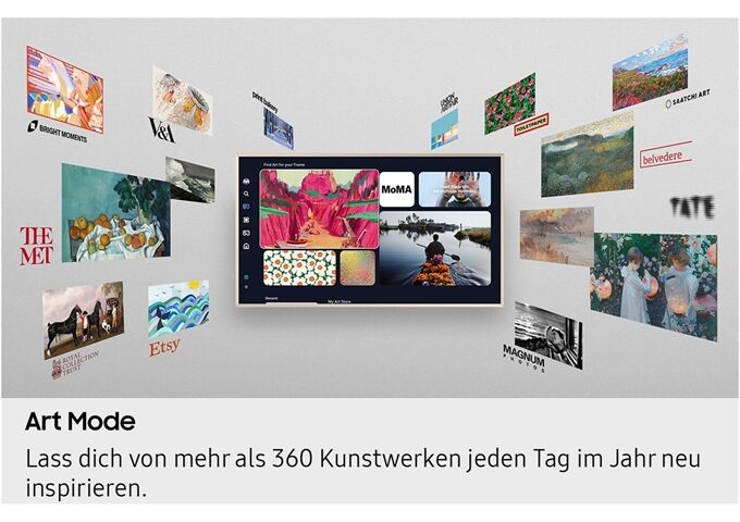 Samsung GQ43LS03FAUXZG QLED-TV 4K UHD Multituner HDR SMART