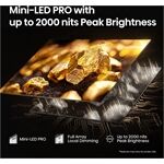 Hisense 55U7Q Pro sw LED-TV Mini LED UHD Multituner BT Sma