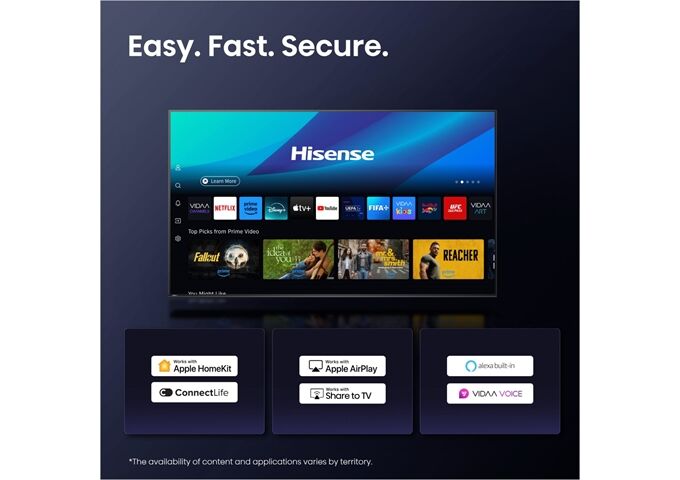 Hisense 55U7Q Pro sw LED-TV Mini LED UHD Multituner BT Sma