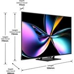 Hisense 55U7Q Pro sw LED-TV Mini LED UHD Multituner BT Sma