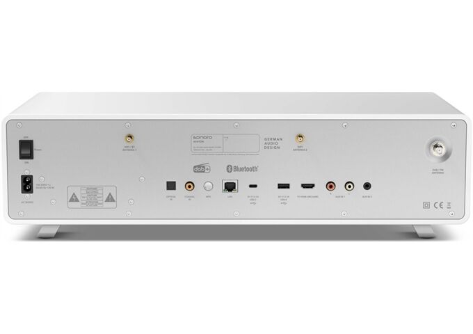 Sonoro Avaton weiß(matt)-silber 2.1 System,DAB+,BT,Smart,