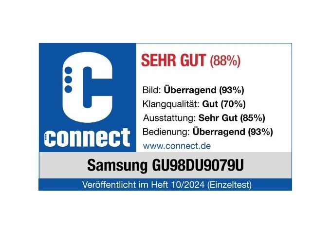 Samsung GU98DU9079UXZG LED-TV UHD DVB-T2HD/C/S2 SMART