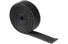 HAMA 221007 Klettband universell beidseitig 1m schwarz