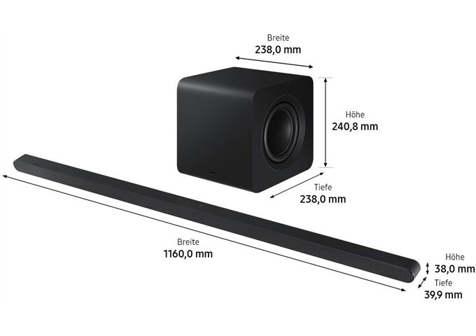 Samsung HW-S810 GD schwarz Soundbar 3.1.2 Kanal 330W