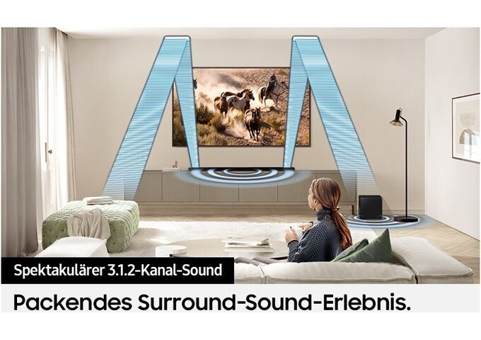 Samsung HW-S810 GD schwarz Soundbar 3.1.2 Kanal 330W