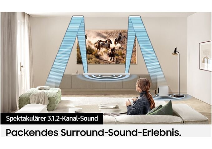 Samsung HW-S811 GD weiss Soundbar 3.1.2 Kanal 330W